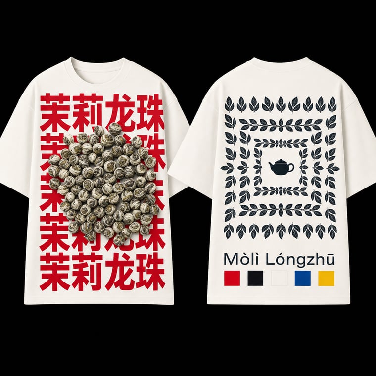 The design — Mòlì Lǒng Zhú
