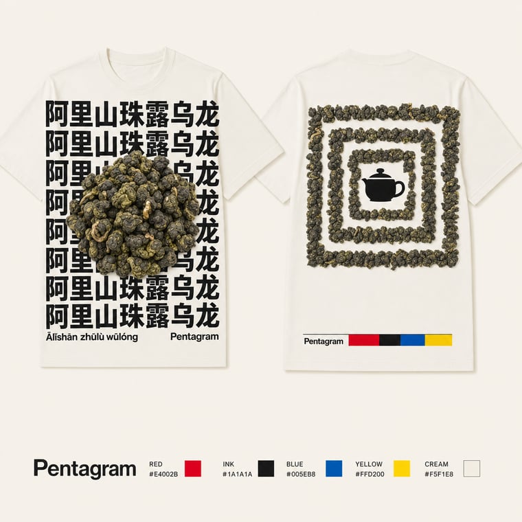 The design — Ālǐshān Zhū Lù Chá