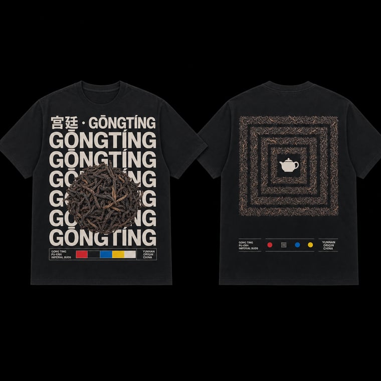 The design — Gong Ting Pu-erh