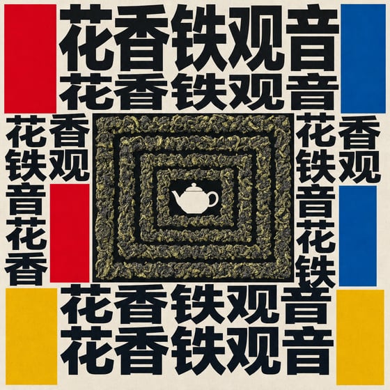 Floral Tie Guan Yin